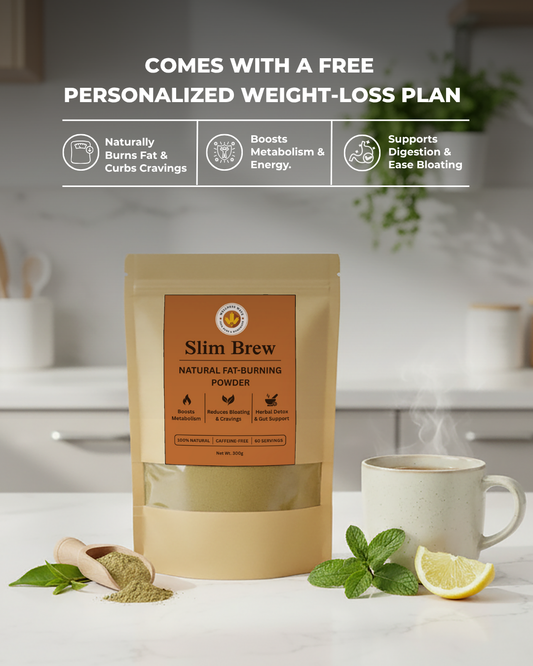 Slim Brew - Fat Burning Powder (100% Natural) - (60 servings)