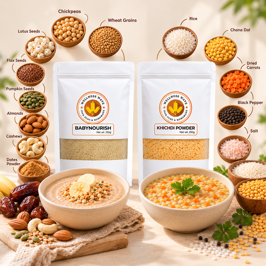 Baby Nourish + Khichdi Powder Growth Bundle