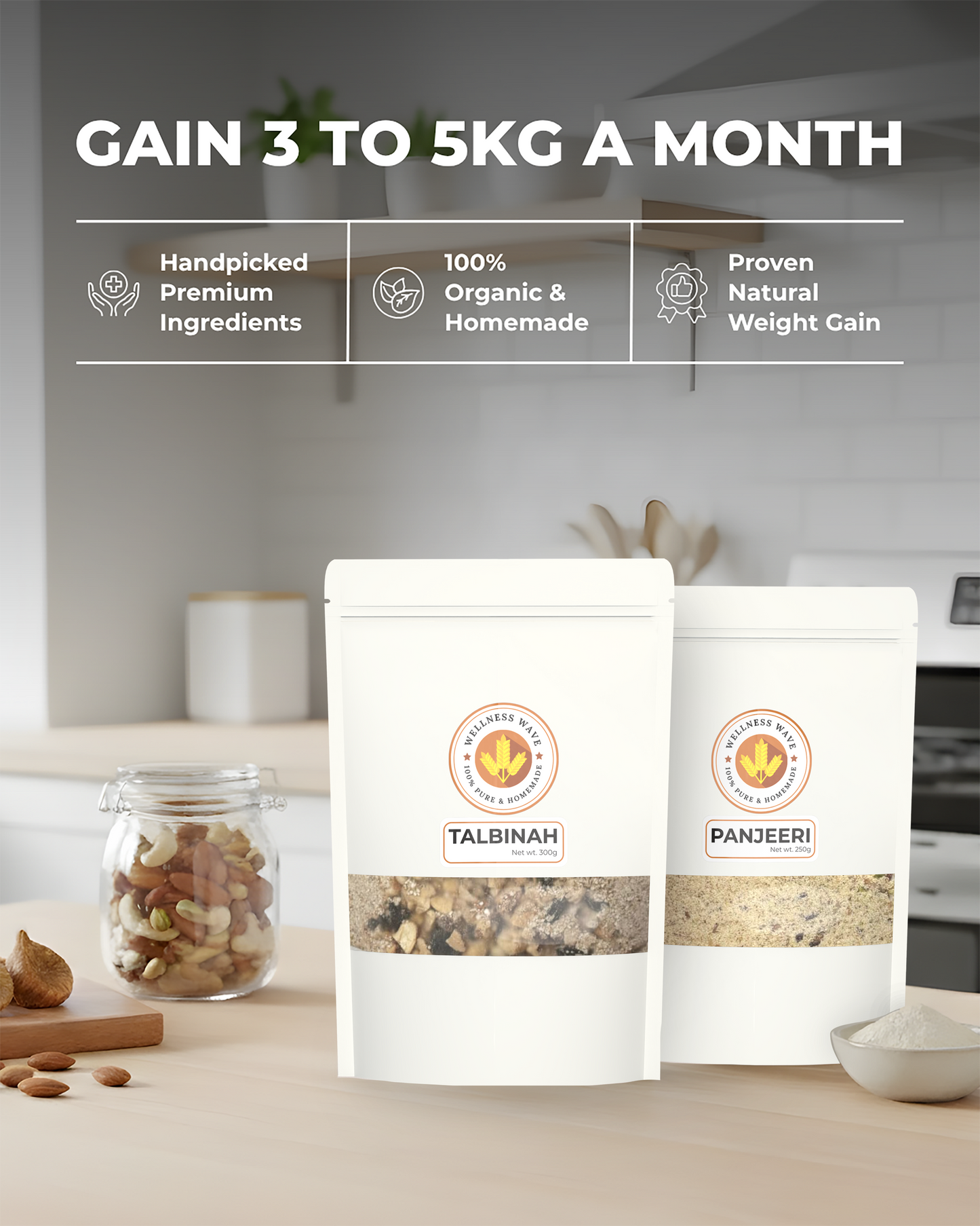 Talbinah + Panjeeri - Fast Weight Gain (100% Organic)